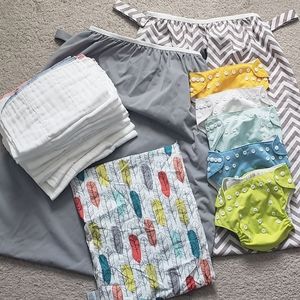 Cloth diaper set